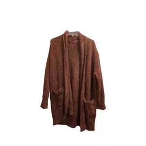 Barefoot Dreams Cozy Chic Robe Maroon Large